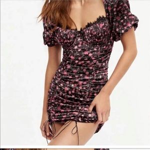 For Love & Lemons Satin Melrose Dress